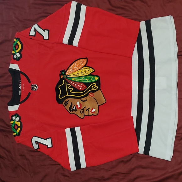 adidas Other - Chicago Blackhawks Kirby Dach Home Red Adidas Authentic Jersey Size 50